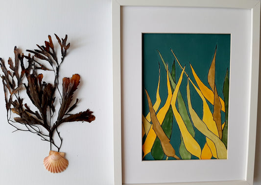 Abstract Seaweed Art